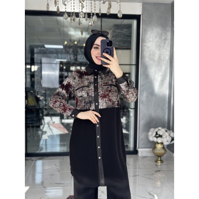 Ahenk Tunik Bordo - Bordo